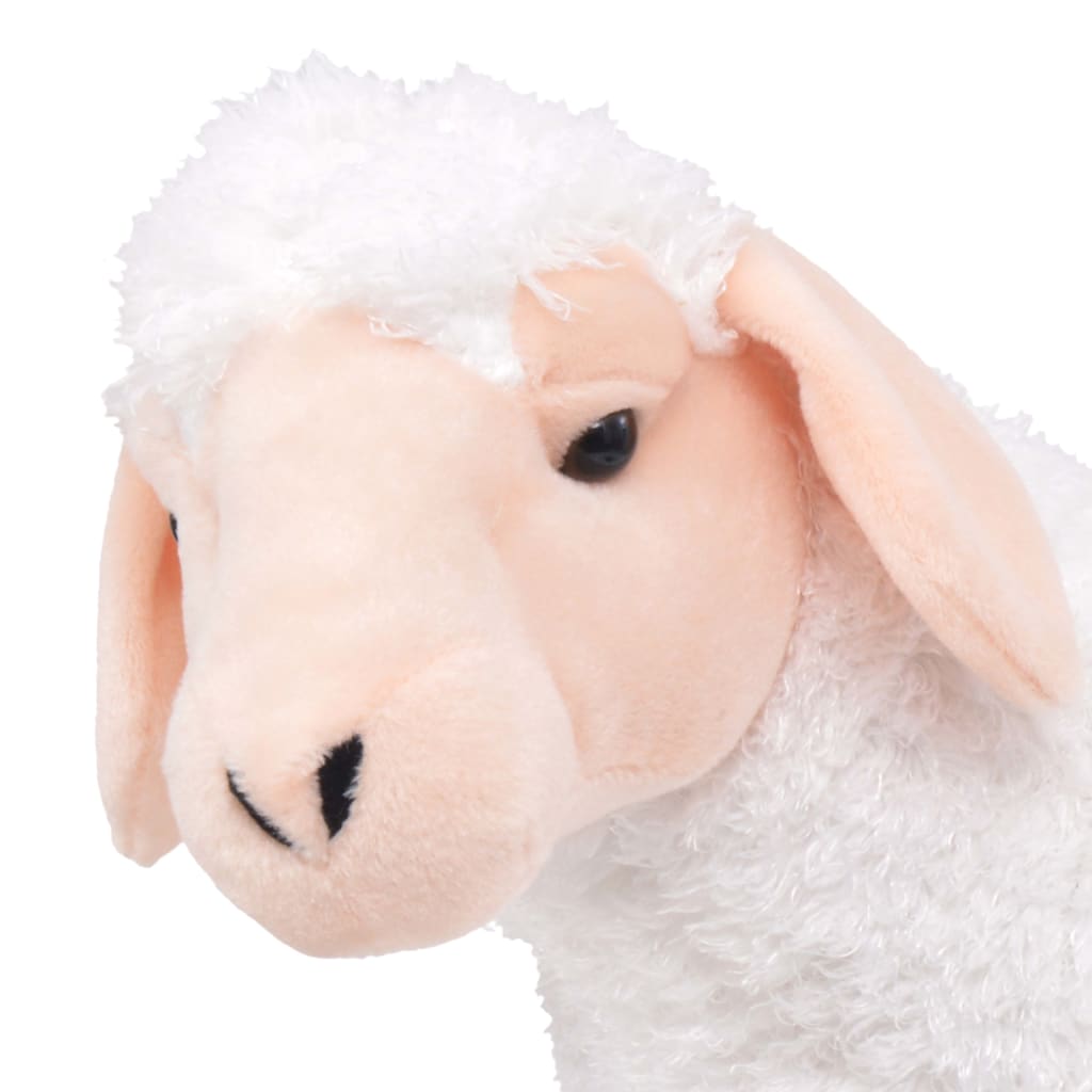 Stojící plyšová hračka ovečka bílá XXL