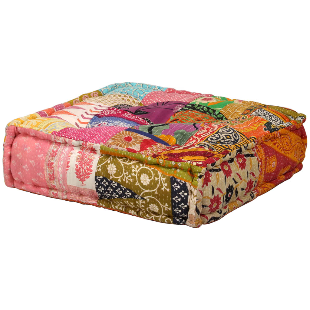 2místný modulární pouf patchwork textil