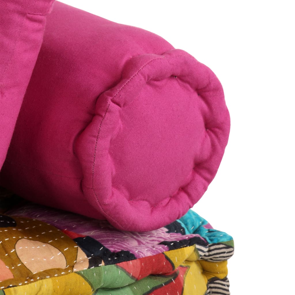 2místný modulární pouf patchwork textil