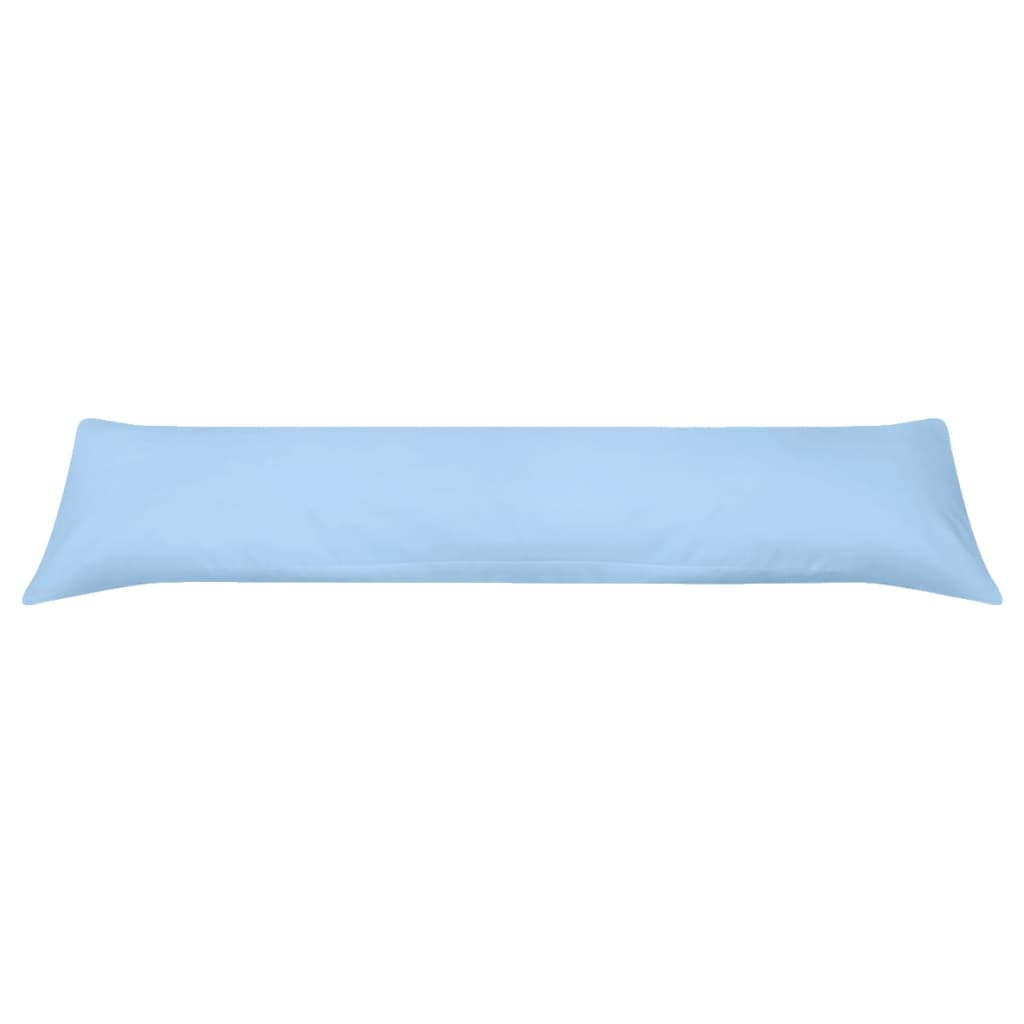 Polštář pro spaní na boku 40 x 145 cm modrý