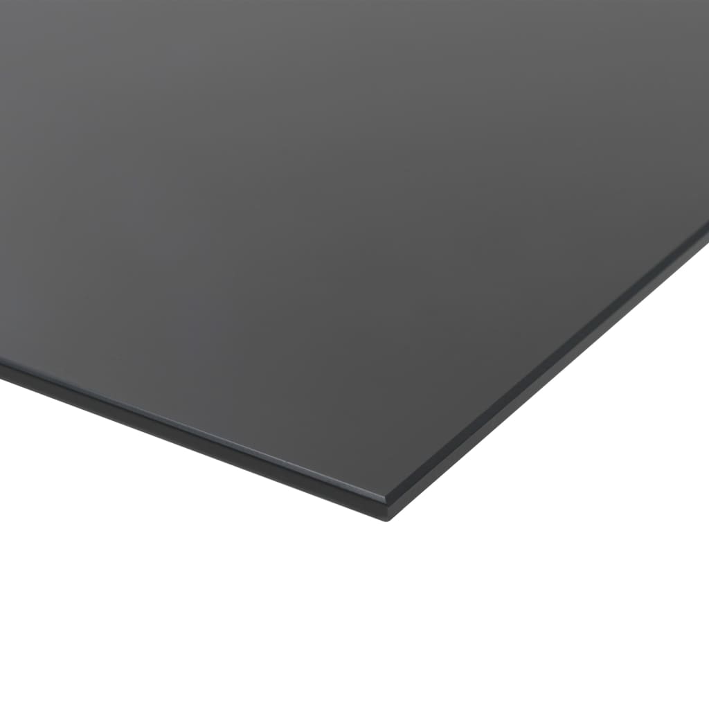 Nástěnná magnetická černá tabule skleněná 80 x 60 cm