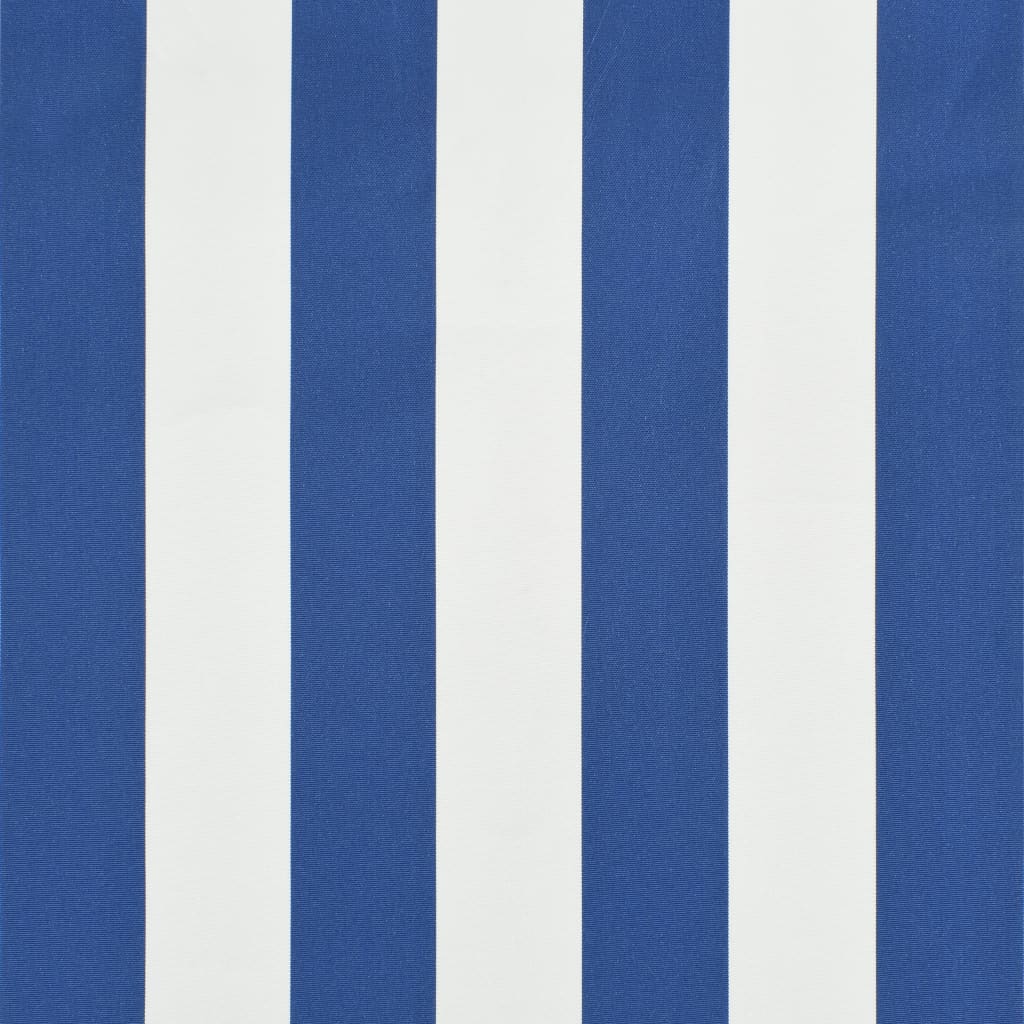 Zatahovací markýza modro-bílá 350 x 150 cm