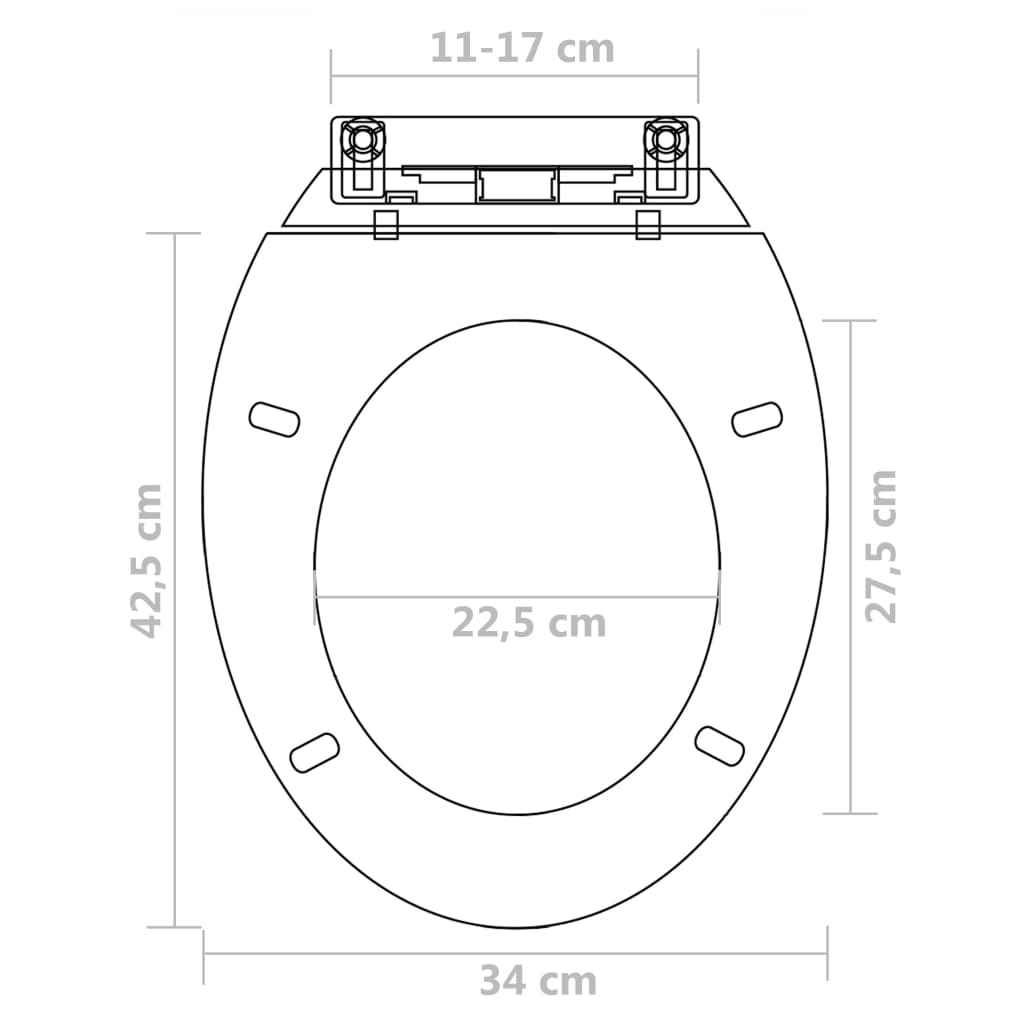 WC sedátka s funkcí pomalého sklápění 2 ks bílá plastová