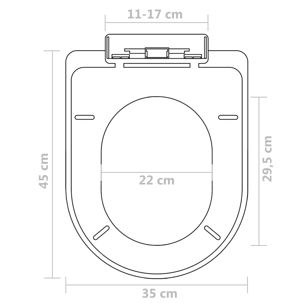 WC sedátka s funkcí pomalého sklápění 2 ks bílá plastová