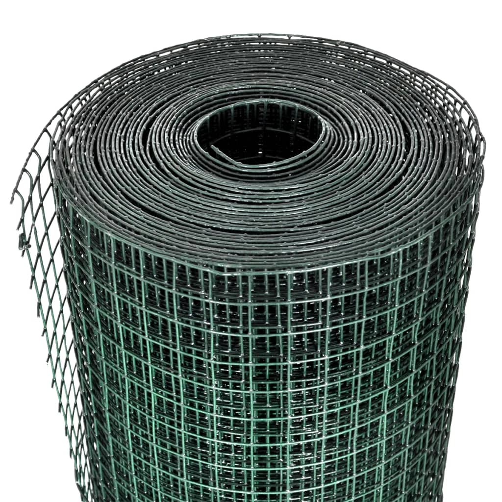 Pletivo ke kurníku pozinkované PVC vrstva 10 x 1 m zelené