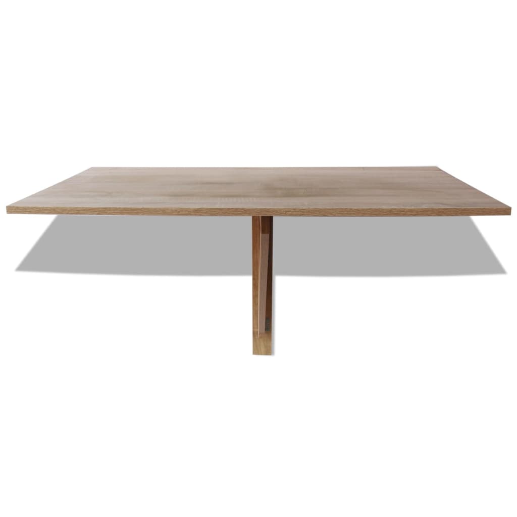 Sklápěcí nástěnný stolek dub 100 x 60 cm