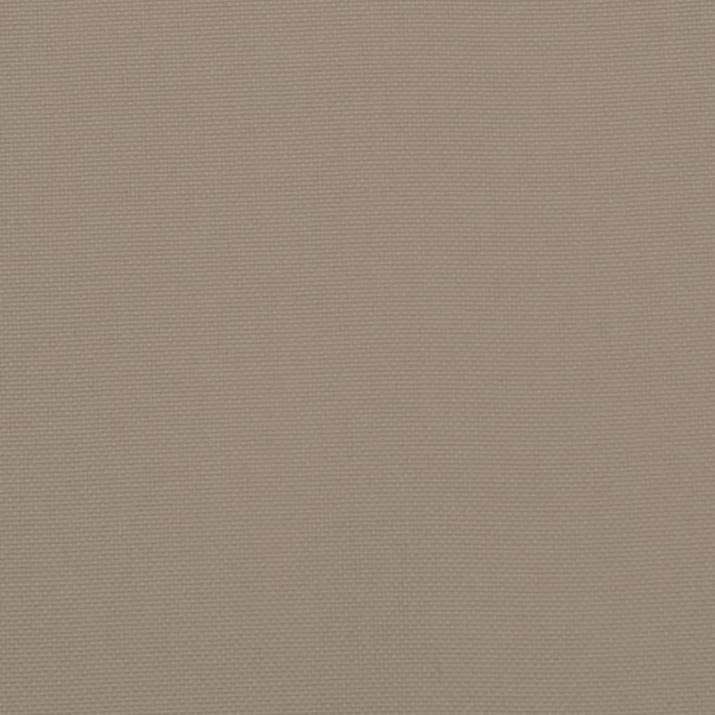 Podušky na zahradní židli 2 ks taupe 50x50x3 cm látka oxford