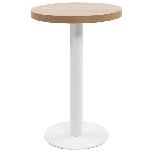 Bistro stolek světle hnědý 50 cm MDF
