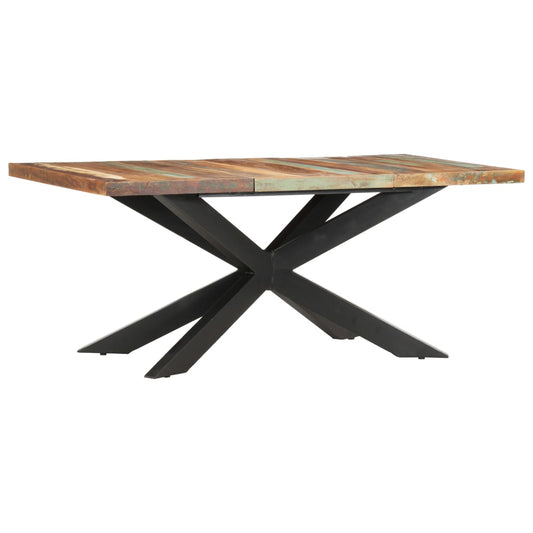 Jídelní stůl 180 x 90 x 76 cm masivní recyklované dřevo
