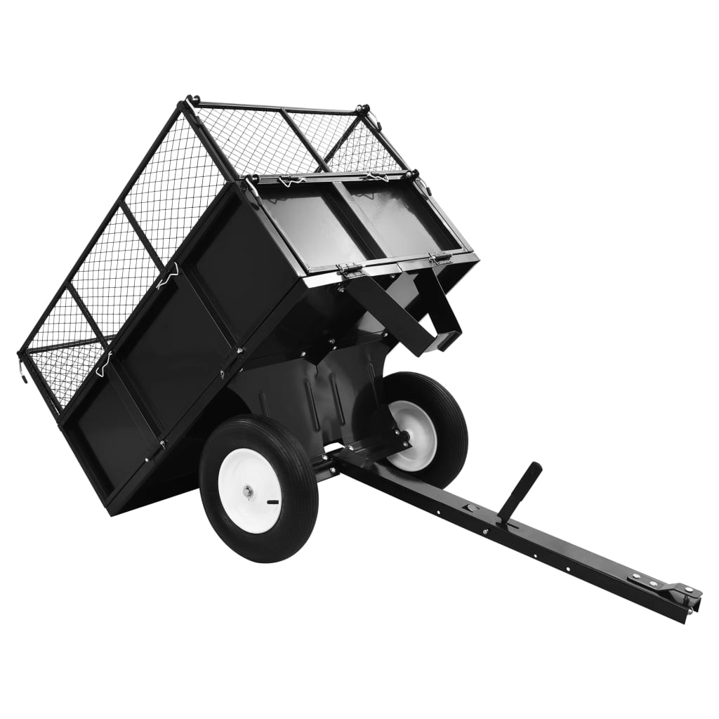 Sklápěcí přívěsný vozík pro zahradní sekačku nosnost 300 kg