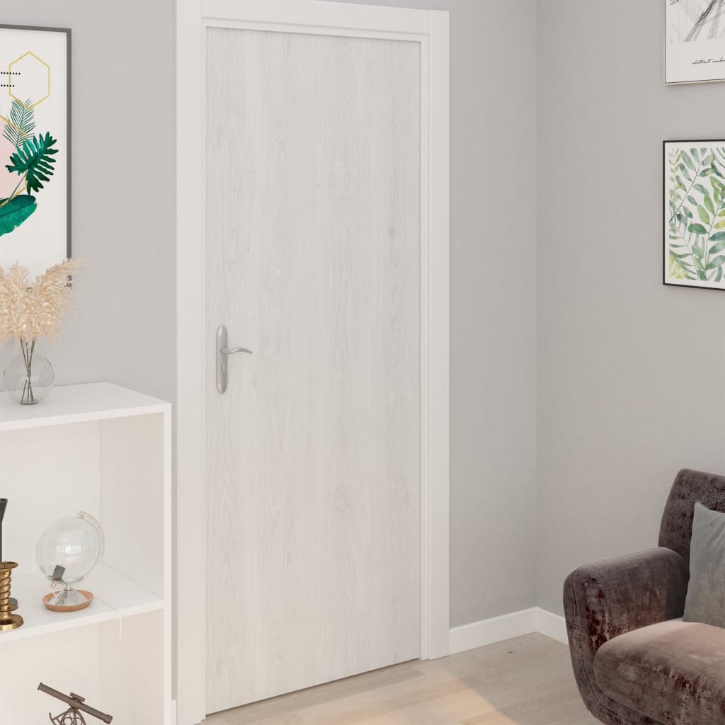 Samolepící tapeta na nábytek bílé dřevo 500 x 90 cm PVC
