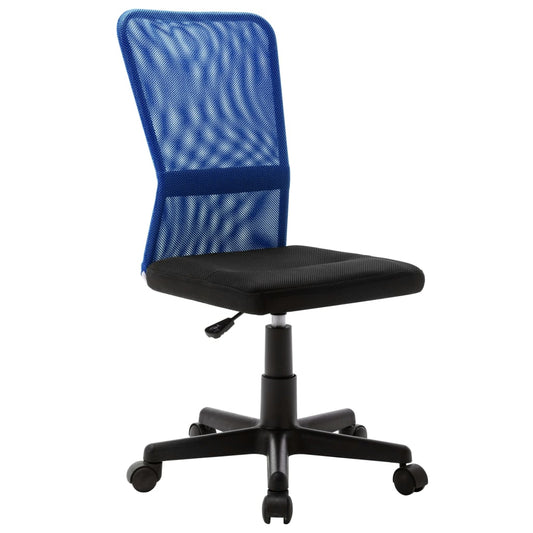 Kancelářská židle černá a modrá 44x52x100 cm síťovina textil