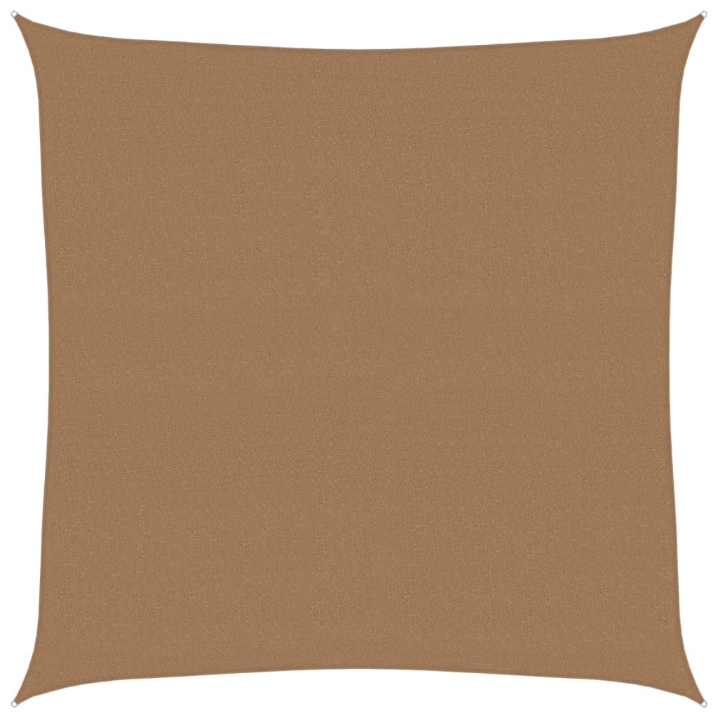 Stínící plachta 160 g/m² taupe 4,5 x 4,5 m HDPE