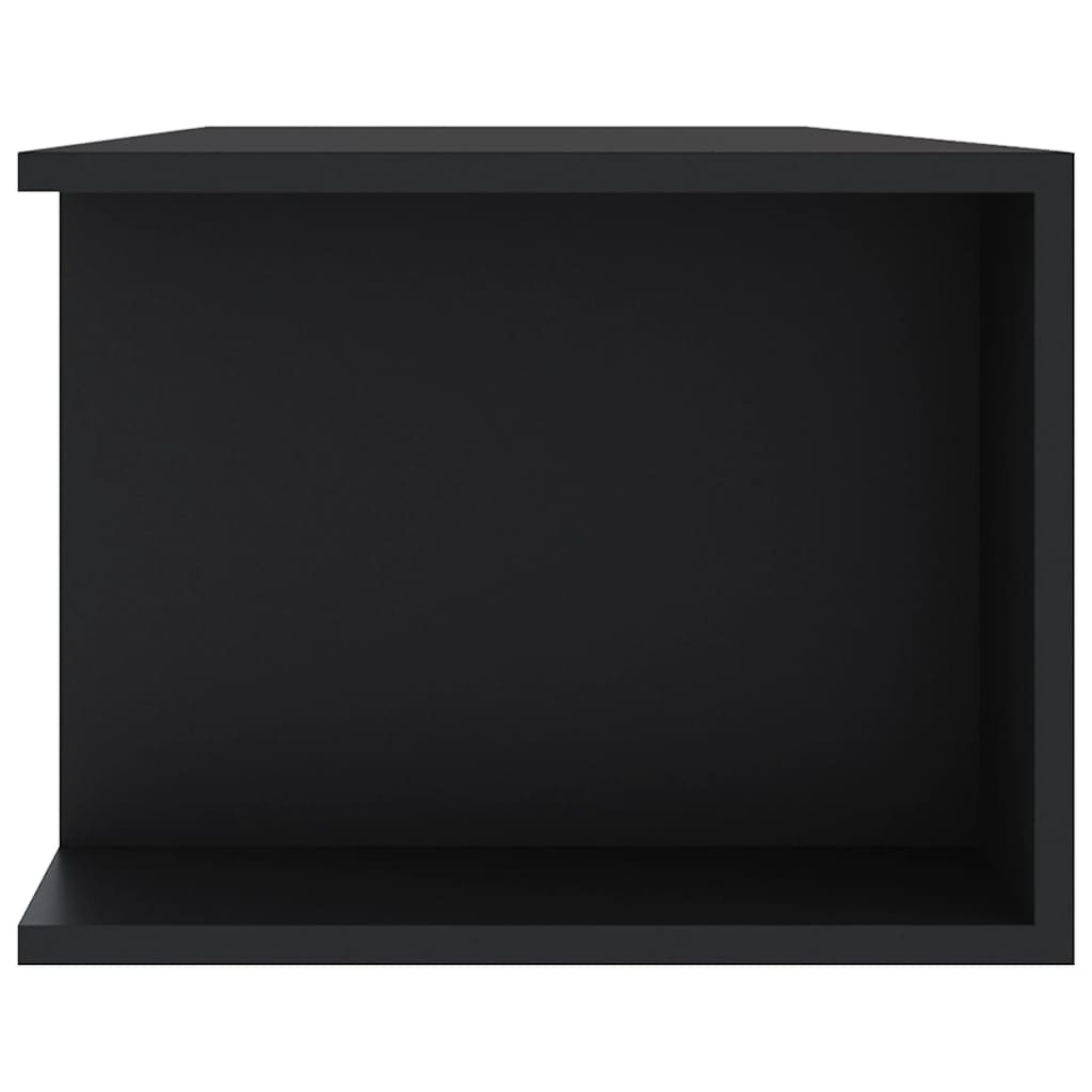 TV skříňka s LED osvětlením černá 135 x 39 x 30 cm