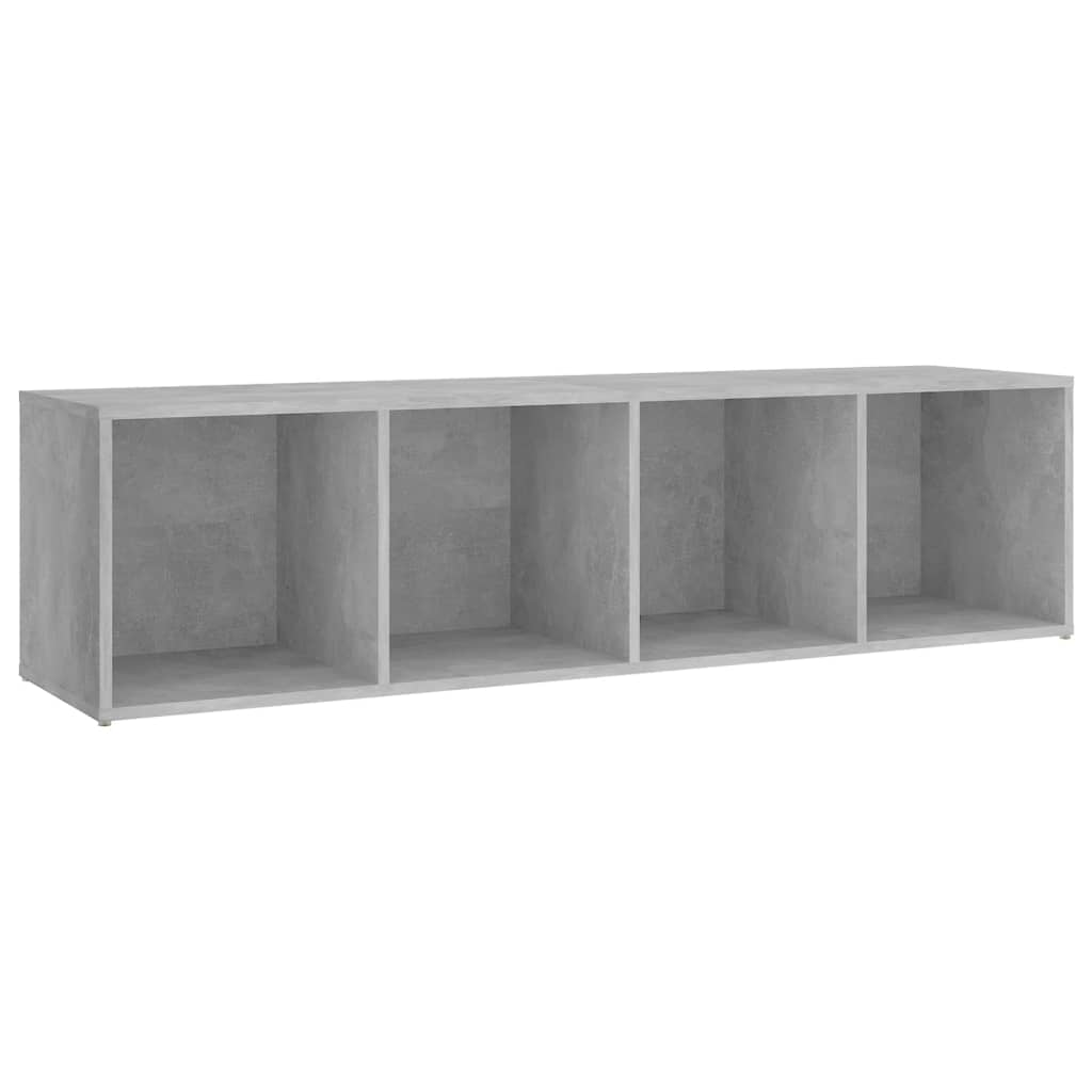 TV stolek betonově šedý 142,5 x 35 x 36,5 cm kompozitní dřevo