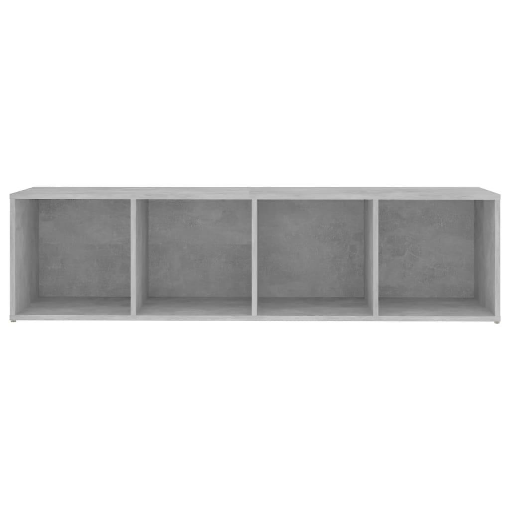 TV stolek betonově šedý 142,5 x 35 x 36,5 cm kompozitní dřevo