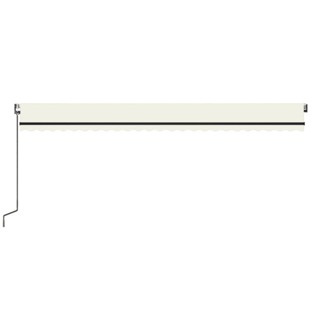 Automatická zatahovací markýza 600 x 350 cm krémová