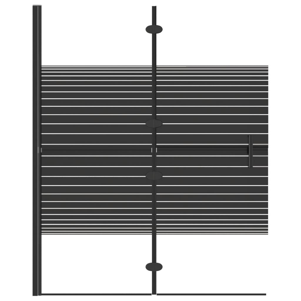 Skládací sprchový kout ESG 100 x 140 cm černý