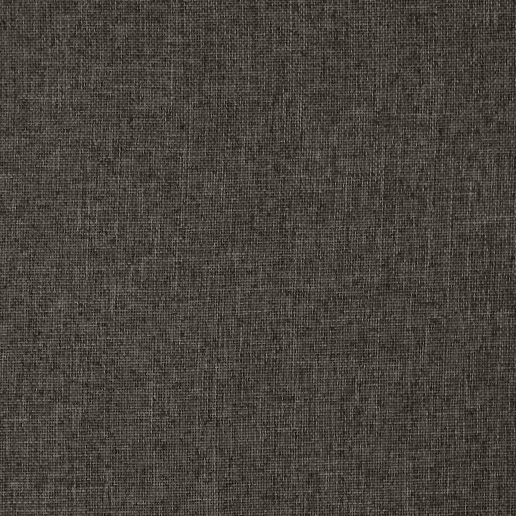 Otočná lenoška na podlahu tmavě šedá textil