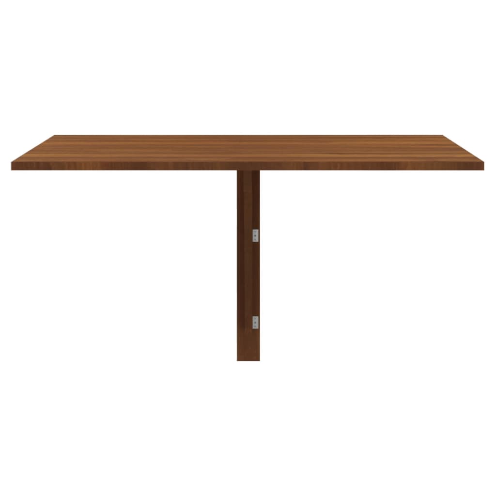 Nástěnný sklápěcí stůl hnědý dub 100x60x56 cm kompozitní dřevo