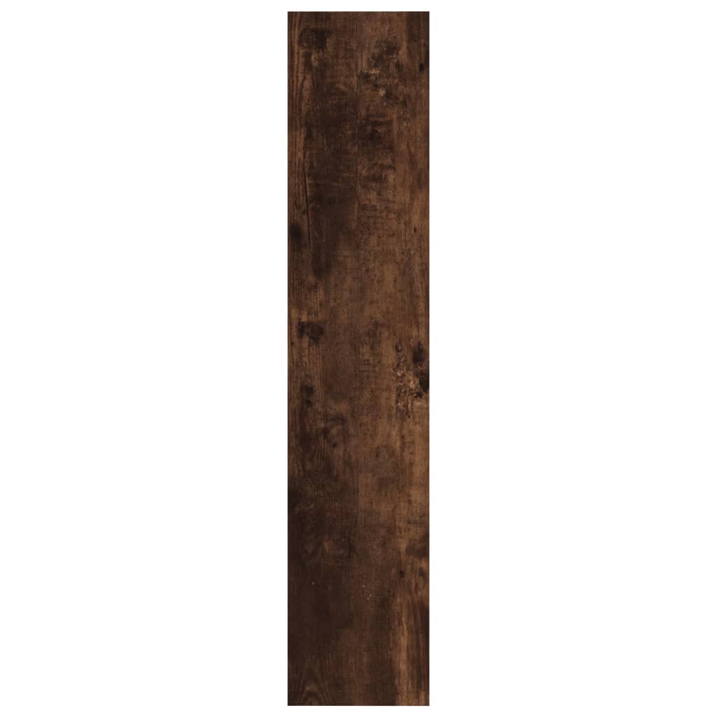 Nástěnná police kouřový dub 90 x 16 x 78 cm kompozitní dřevo