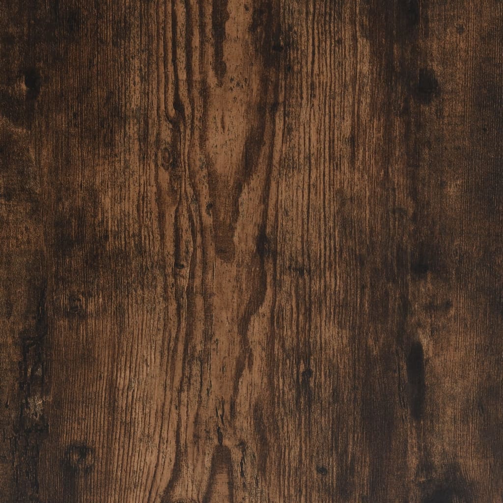 Nástěnná police kouřový dub 90 x 16 x 78 cm kompozitní dřevo
