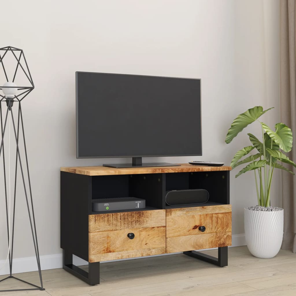 TV skříňka 70 x 33 x 46 cm masivní mangovníkové dřevo