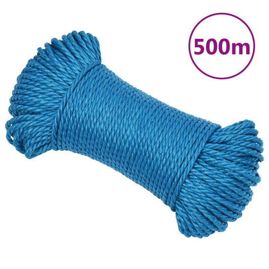 Pracovní lano modré 3 mm 500 m polypropylen