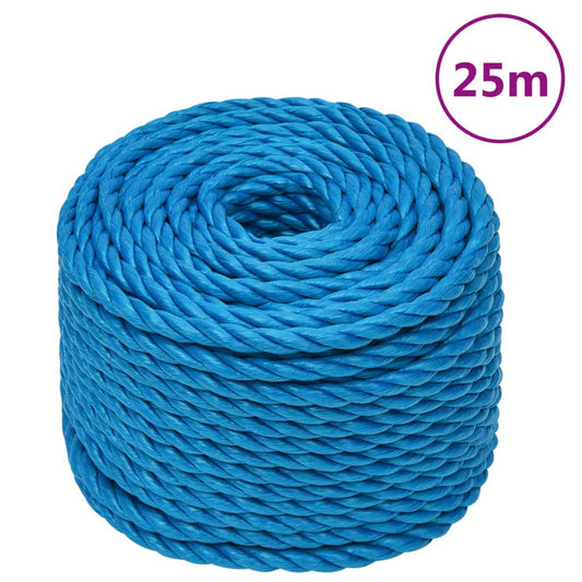Pracovní lano modré 14 mm 25 m polypropylen