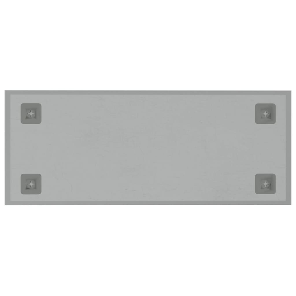Nástěnná magnetická tabule bílá 50 x 20 cm tvrzené sklo
