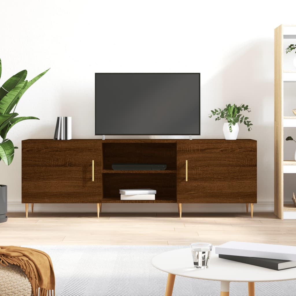 TV skříňka hnědý dub 150 x 30 x 50 cm kompozitní dřevo