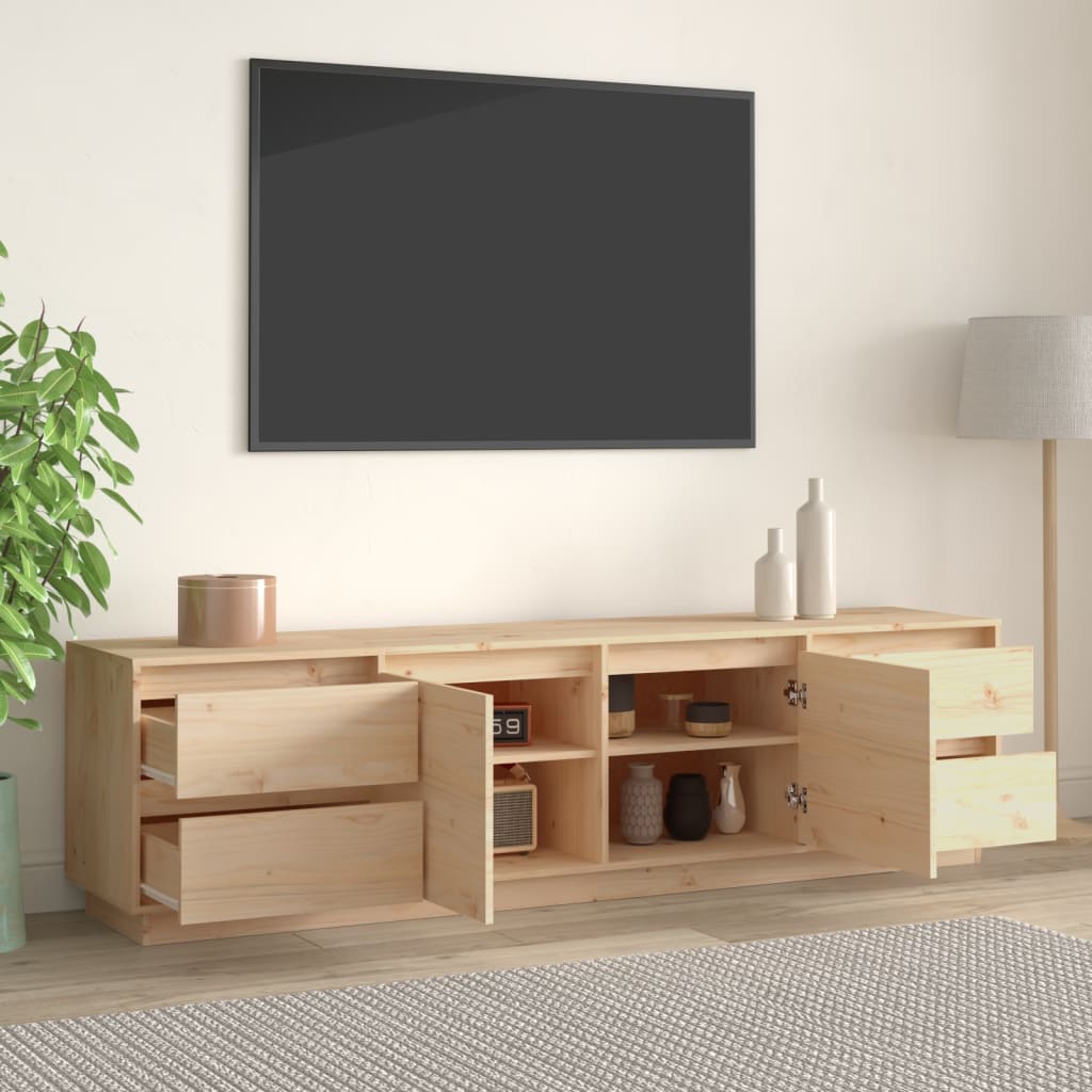 TV skříňka 176 x 37 x 47,5 cm masivní borové dřevo