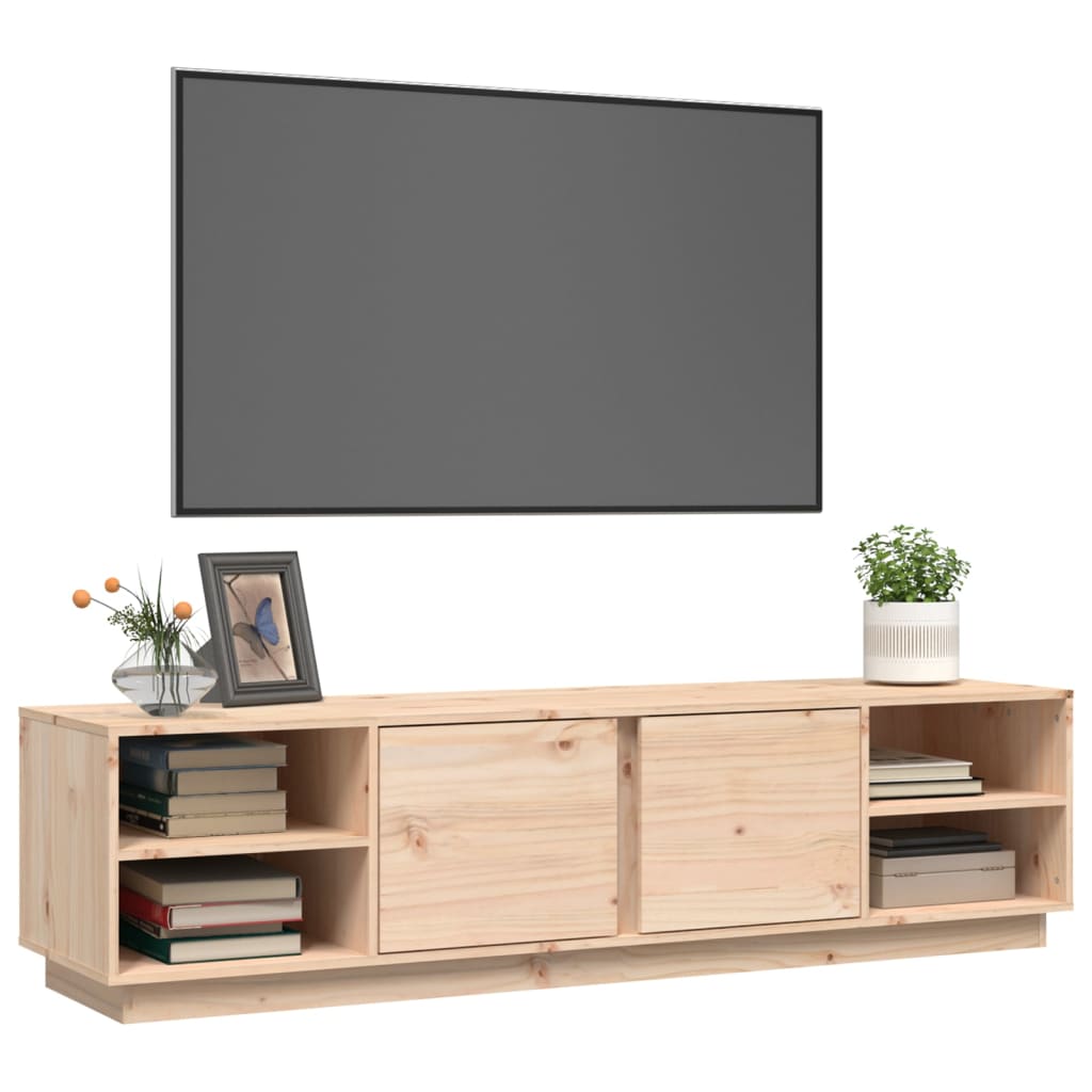 TV skříňka 156 x 40 x 40 cm masivní borové dřevo