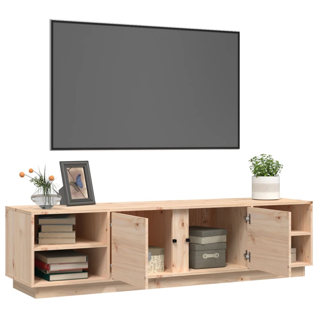 TV skříňka 156 x 40 x 40 cm masivní borové dřevo