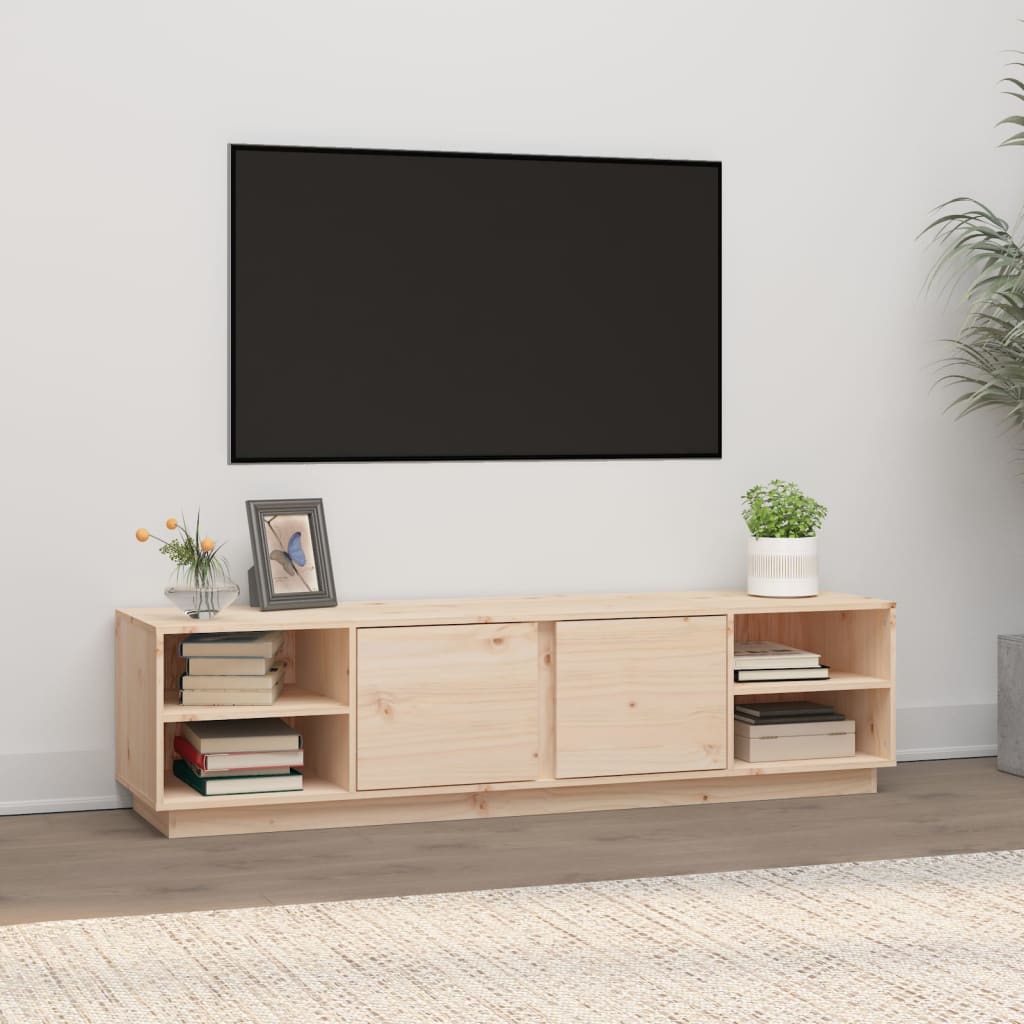 TV skříňka 156 x 40 x 40 cm masivní borové dřevo