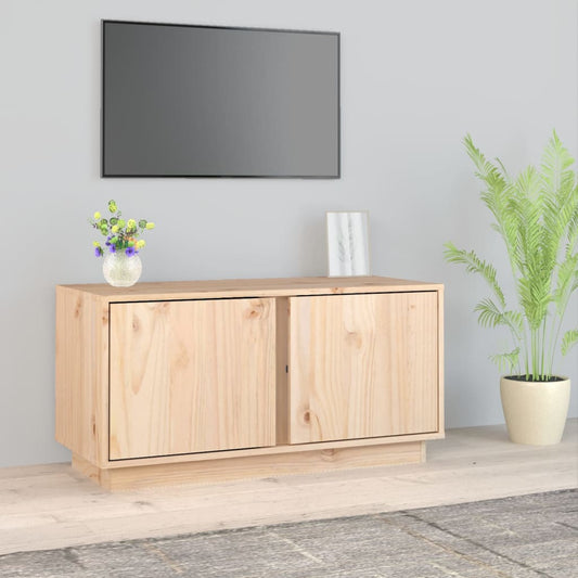 TV skříňka 80 x 35 x 40,5 cm masivní borové dřevo