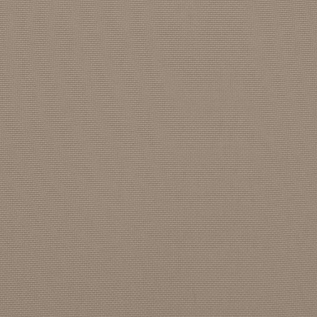 Poduška na palety taupe 120 x 80 x 12 cm textil