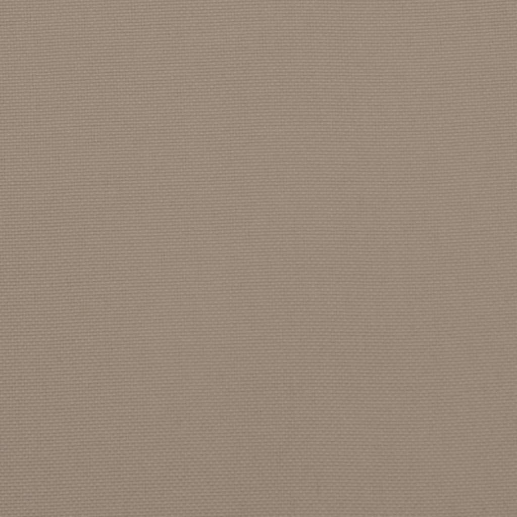 Poduška na palety taupe 50 x 40 x 12 cm textil