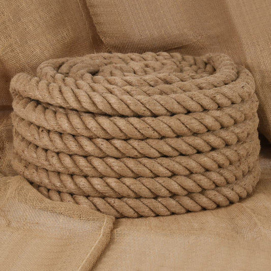 Jutové lano 5 m dlouhé 40 mm silné