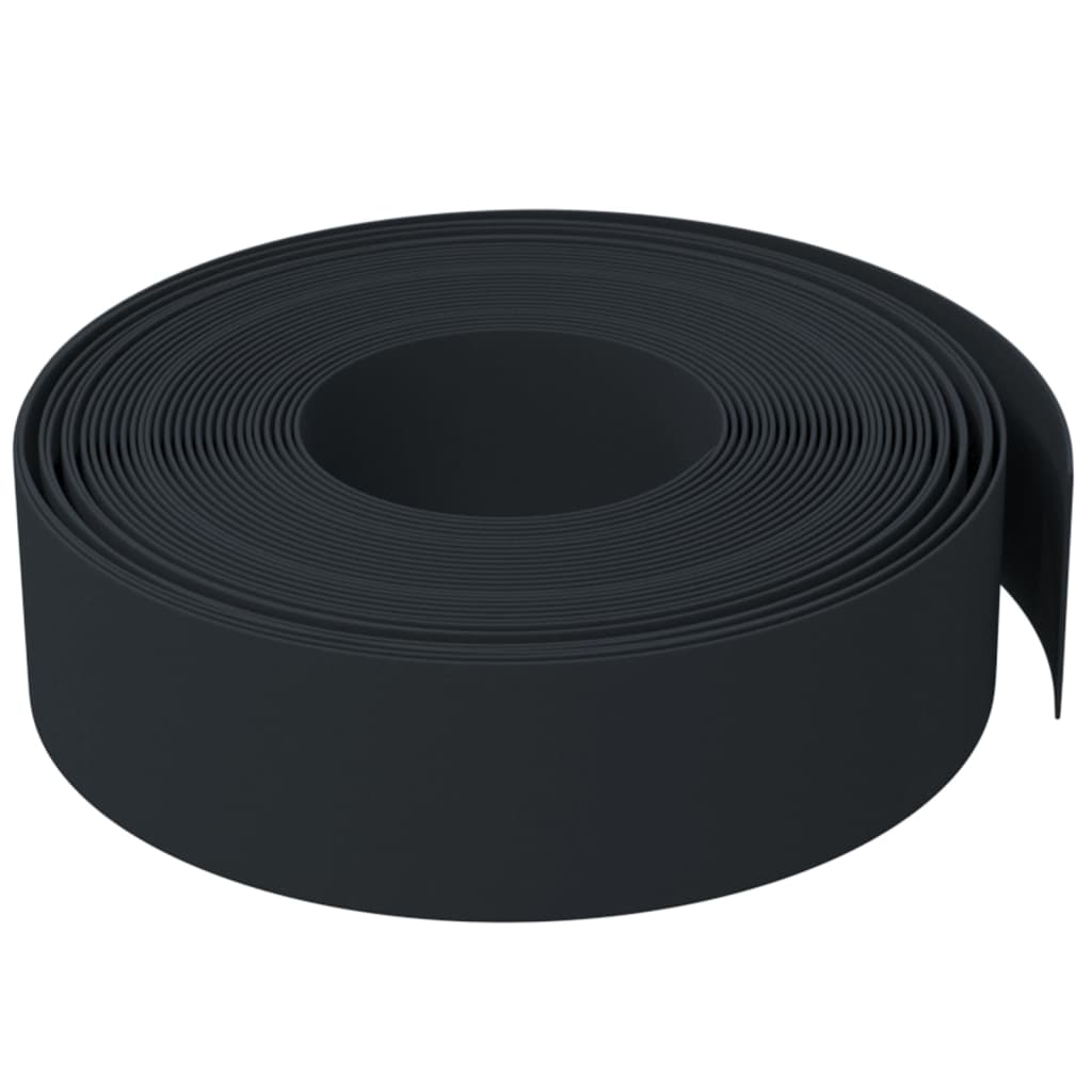 Travní lem černý 10 m 15 cm polyethylen