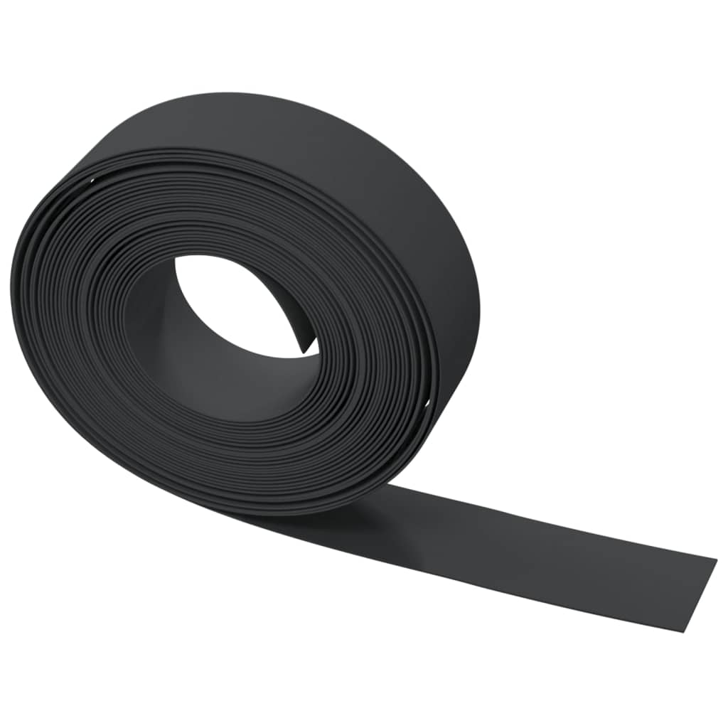Travní lem černý 10 m 15 cm polyethylen
