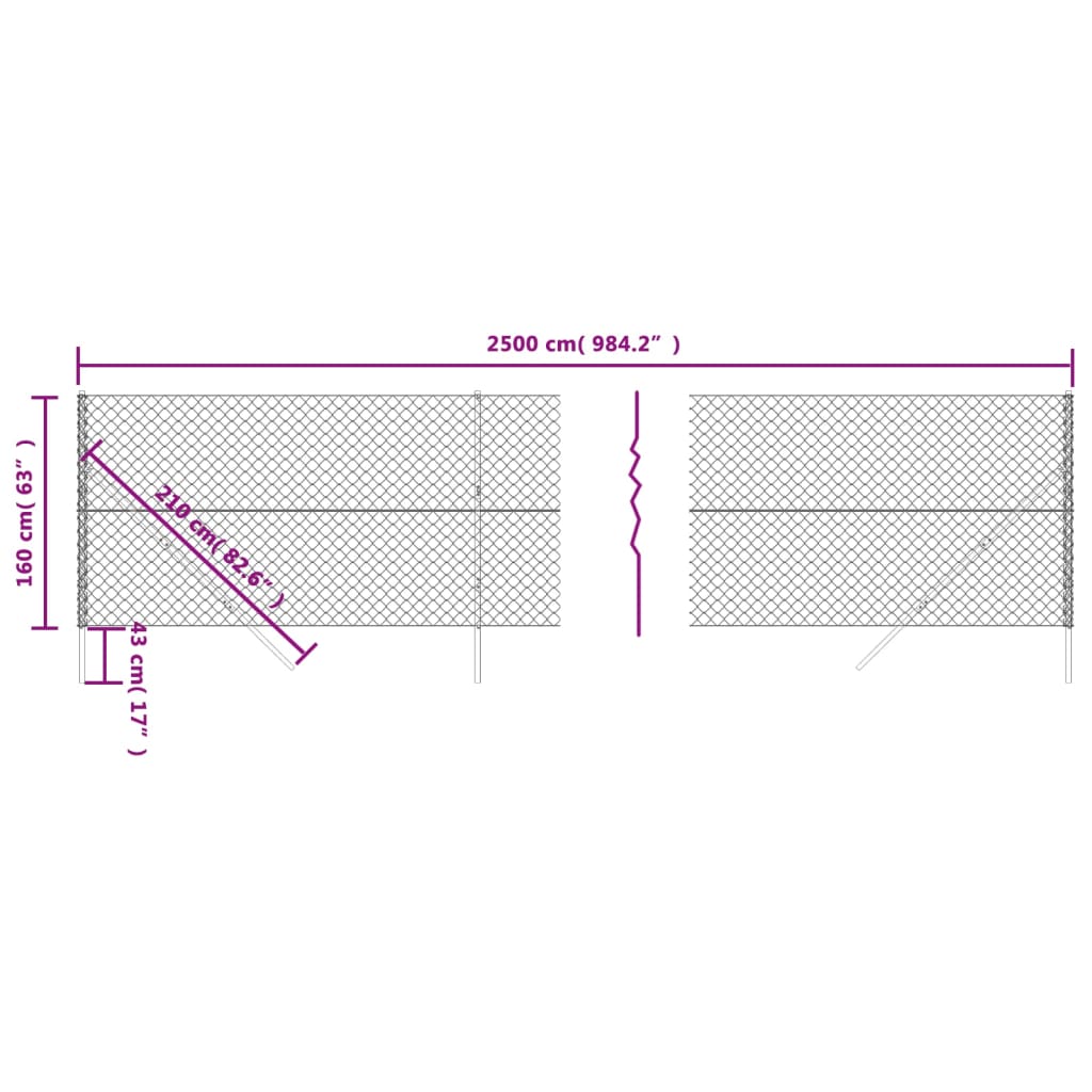 Drátěné pletivo zelené 1,6 x 25 m