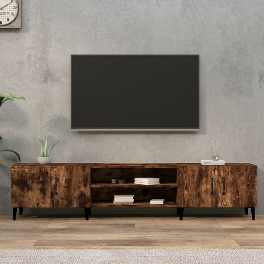 TV skříňka kouřový dub 180 x 31,5 x 40 cm kompozitní dřevo