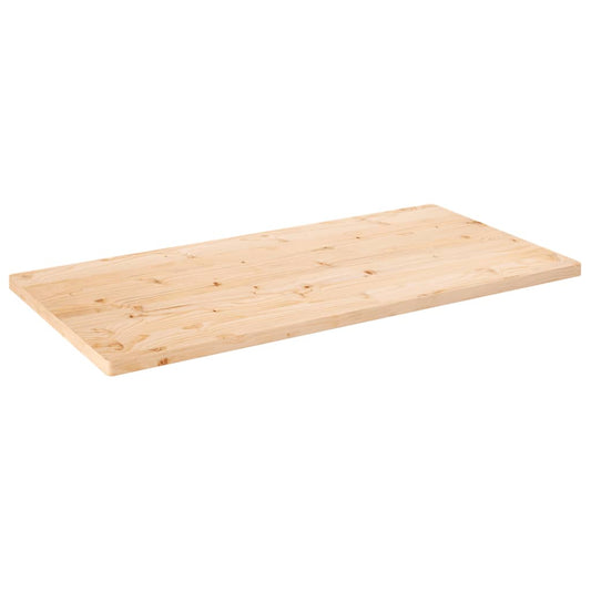 Stolní deska 110 x 55 x 2,5 cm masivní borové dřevo obdélníková