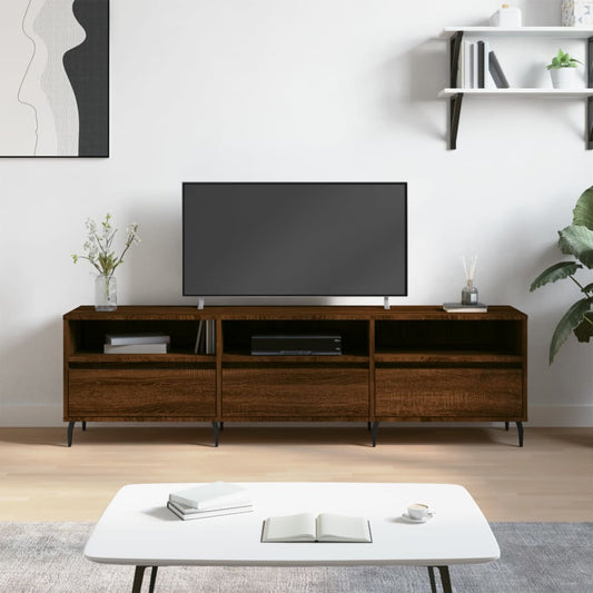 TV skříňka hnědý dub 150 x 30 x 44,5 cm kompozitní dřevo