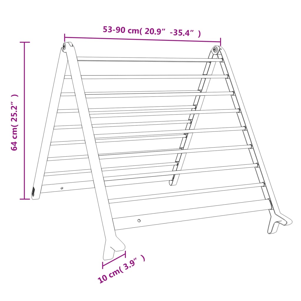 Sušák na vanu rozkládací 53–90 cm hliník