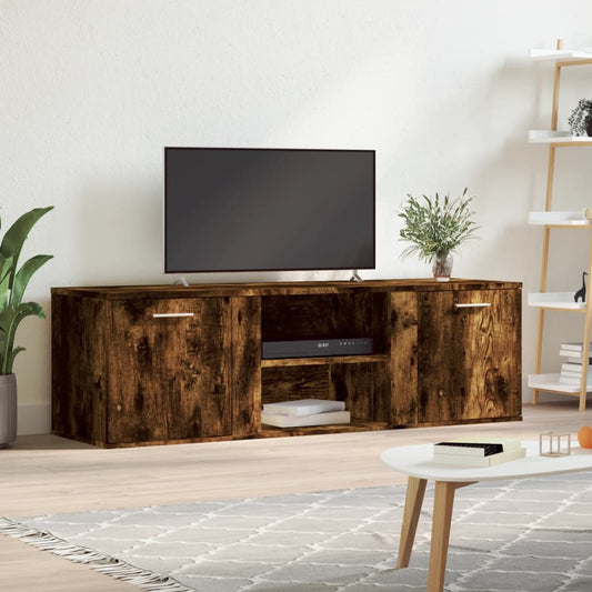 TV skříňka kouřový dub 120 x 34 x 37 cm kompozitní dřevo