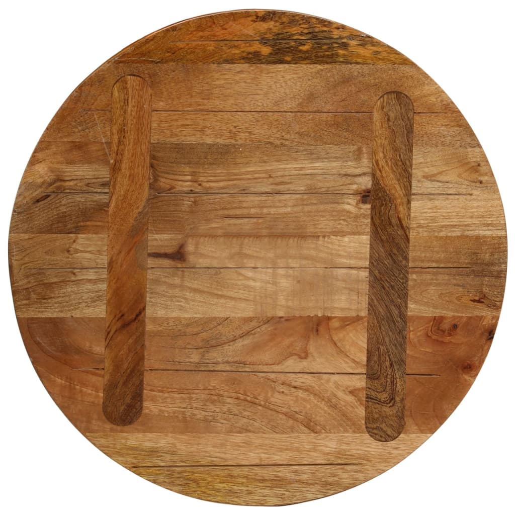 Stolní deska Ø 50 x 2,5 cm kulatá masivní mangovníkové dřevo