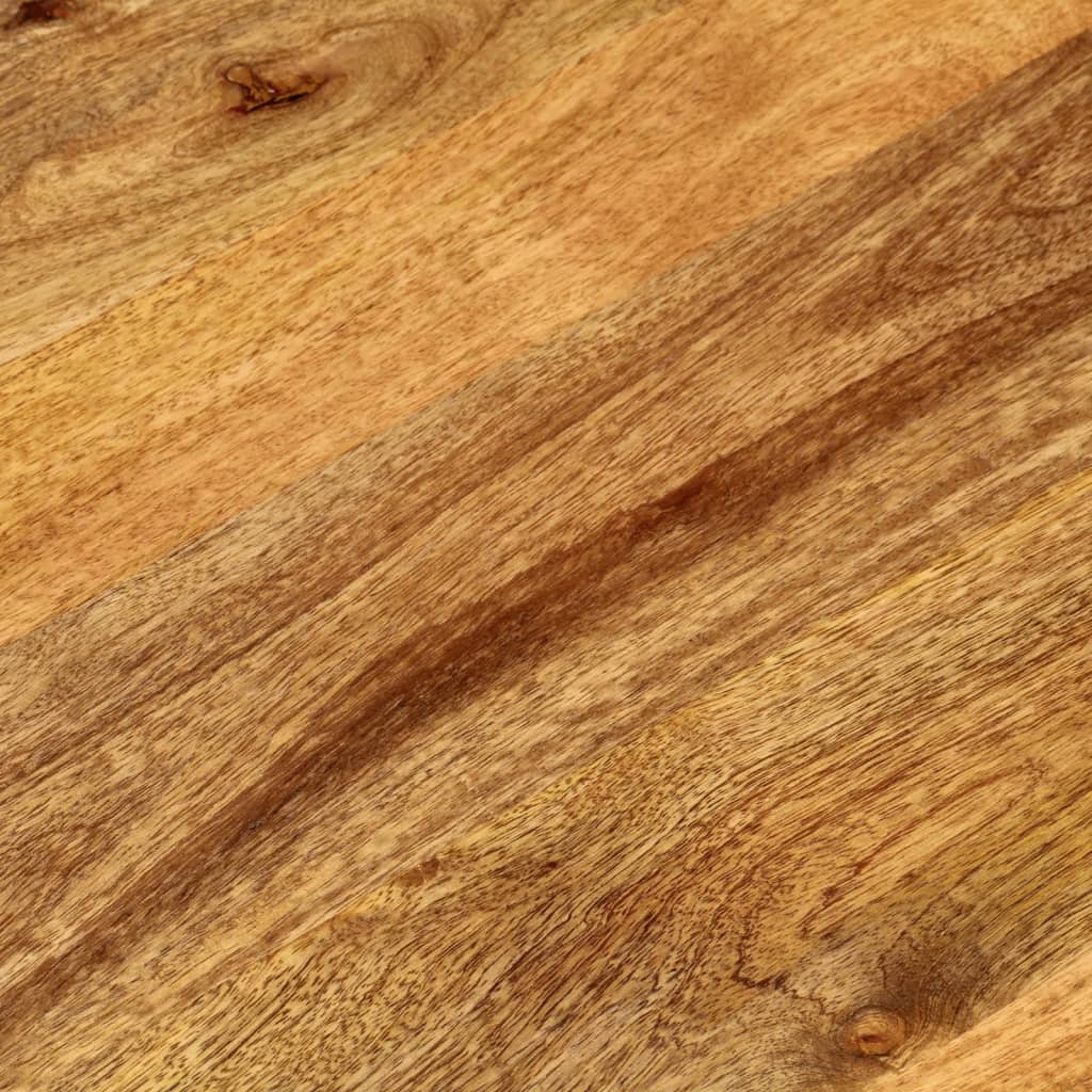 Stolní deska 80 x 40 x 3,8 cm oválná masivní mangovníkové dřevo