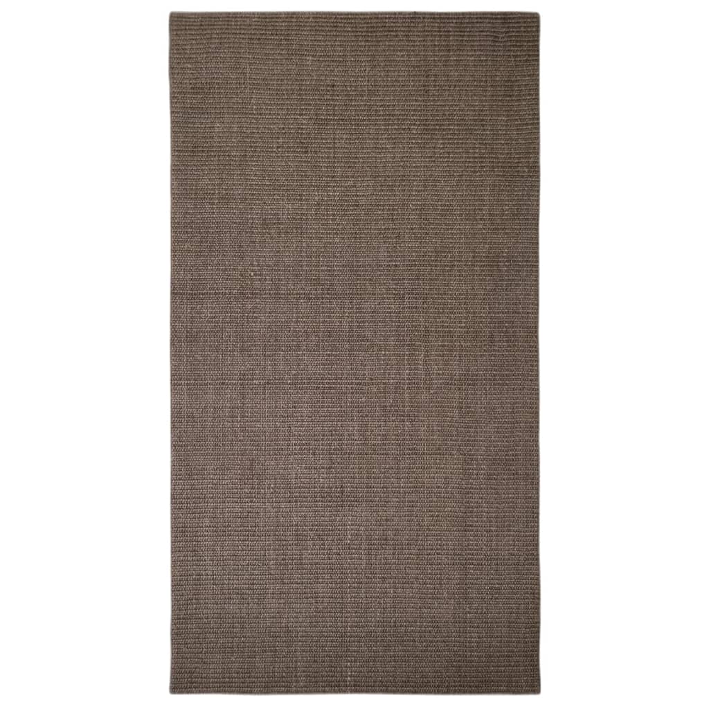 Sisalový koberec pro škrabací sloupek hnědý 80 x 150 cm